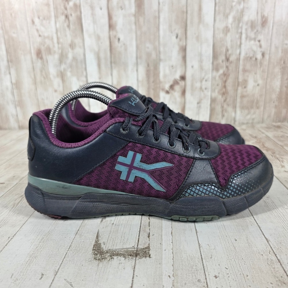 Kuru Quantum Womens 9 Medium Walking Shoes Plum Navy‎ Mesh Athletic Sneakers